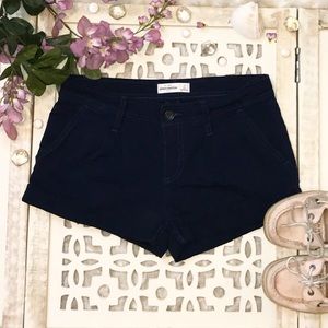 NWOT Abercrombie & Fitch Navy shorts size 14